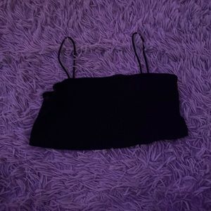 Plain black SHEIN top